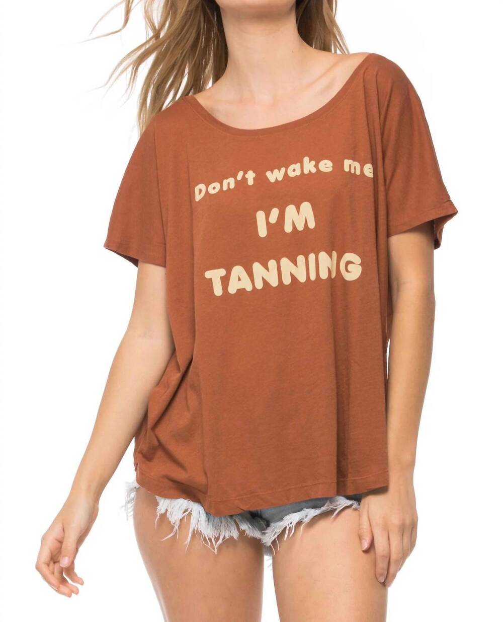 NEW WILDFOX don't wake me i'm tanning tee in cork